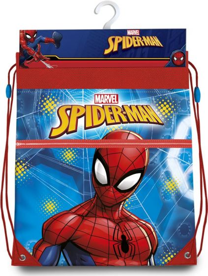SpiderMan gympose med bæresnor - 40 cm