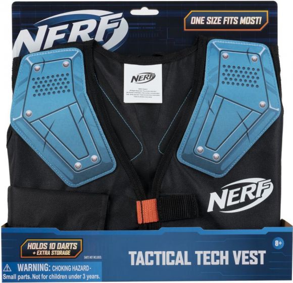 Nerf Tactical Tech vest - oppbevaring til løse dartpiler og magasin