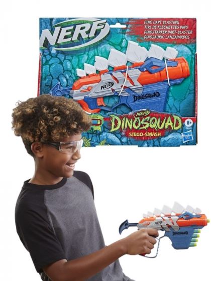 Nerf DinoSquad Stegosmash blaster - med 5 piler