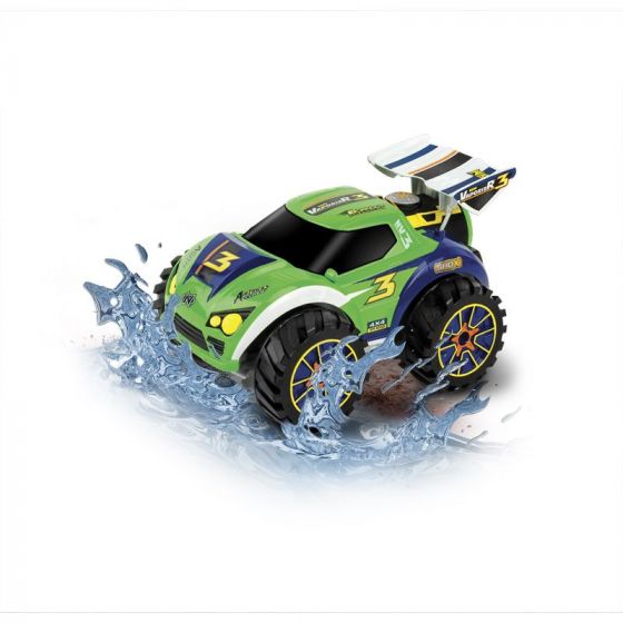 Nikko Nano VaporizR 3 radiostyrt amfibiebil som kjører på land, vann og snø - Neon Green