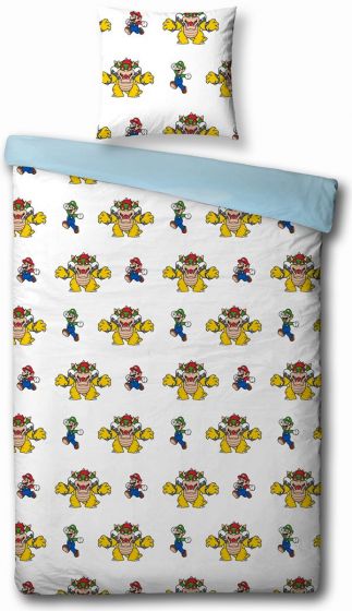 Nintendo Super Mario sengesett - 140x200 cm - norsk størrelse