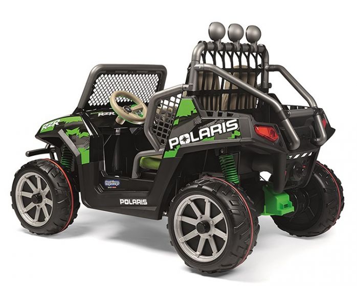 Peg Perego Polaris Ranger 24V elektrisk Terrengbil for 2 barn - RZR Green Shadow