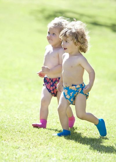 Konfidence Paddlers - Blå badskor till barn - 2-3 år