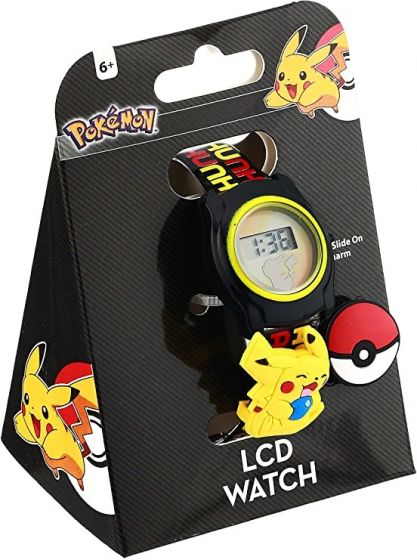 Pokemon LCD digital klokke til barn med 2 anheng