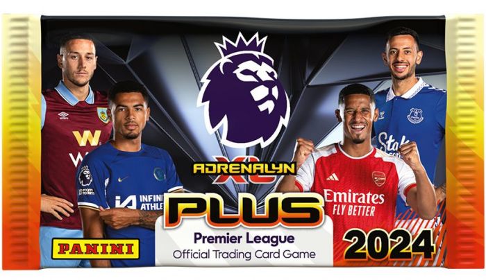Panini Adrenalyn XL Premier League 2023/24 PLUS fotbollkort - 50 boosterpaket