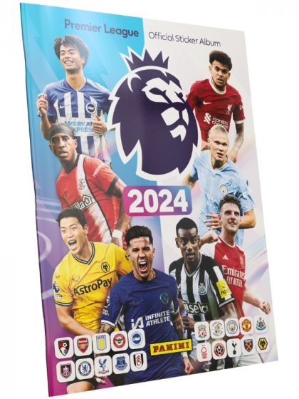 Panini Premier League 2023/24 Samlaralbum för klistermärken och 5 stickers