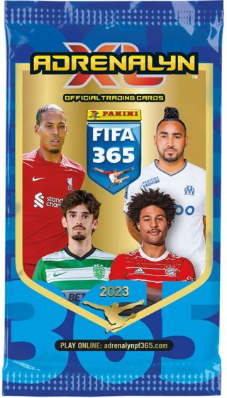 Panini FIFA 365 Adrenalyn XL 2023 Boosterpaket med fotbollskort