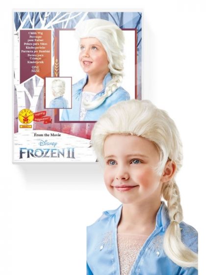 Disney Frozen Elsa blond parykk til barn - onesize