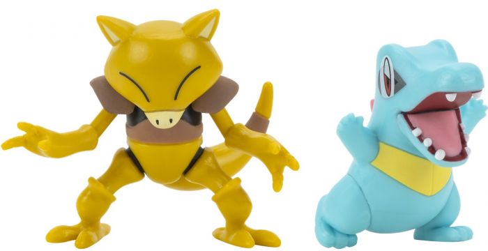 Pokemon Battle Figure 2-pack - Pokemon figurer 5 cm - Totodile og Abra