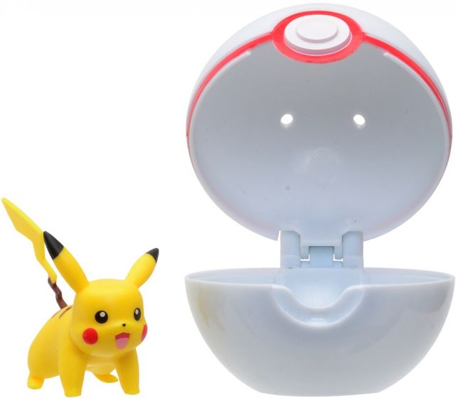 Pokemon Clip N Go figursett - Pikachu og Premier Ball