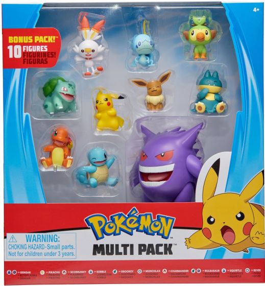 Pokemon Battle Figure Multi pack - Pokemon figurer 5 och 11 cm