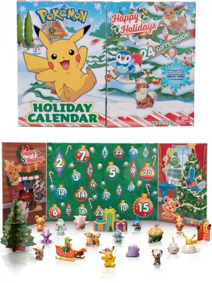 Pokemon Julekalender med figurer 5 cm og tilbehør