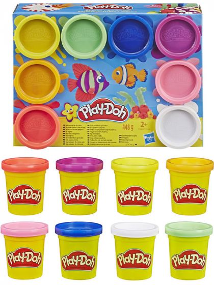 Play Doh 8-pack leire i regnbuefarger