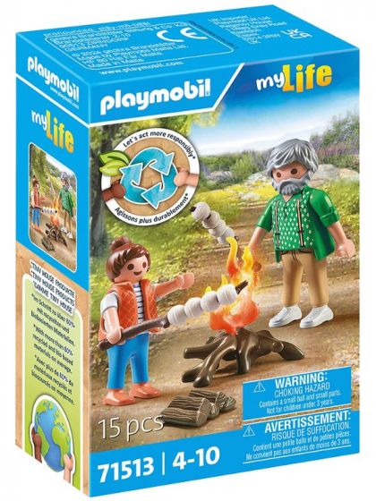 Playmobil My Life Lejrbål med marshmallows 71513