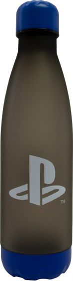 Playstation drikkeflaske 0,65L - grå med skrukork