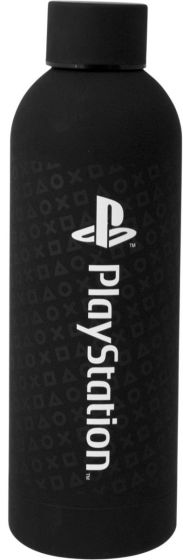 Playstation drikkeflaske 0,5L i rustfritt stål - sort