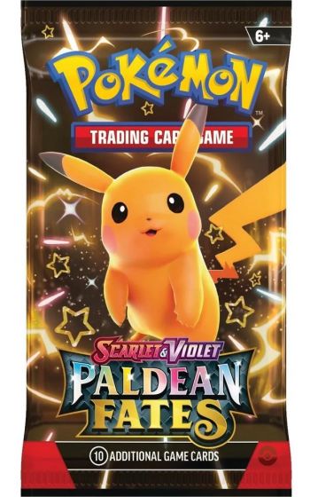 Pokemon TCG: Scarlet & Violet Paldean Fates Elite Trainer Box - eske med byttekort, skadeterninger og mer