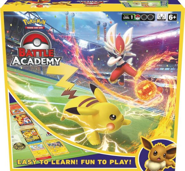 Pokemon TCG: Battle Academy brettspill - med 3 kortstokker