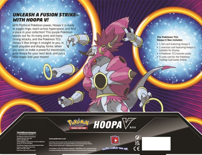 Pokemon TCG: Hoopa V Box - eske med byttekort
