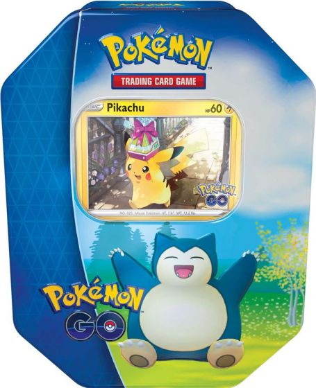 Pokemon TCG: GO Snorlax Tin - boks i tinn med byttekort