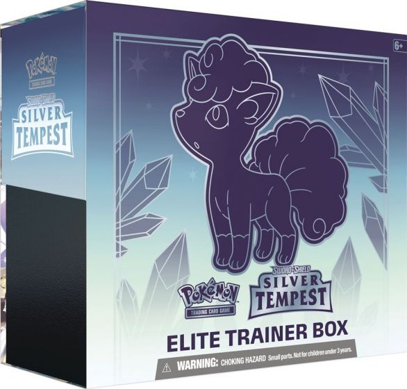 Pokemon TCG: Sword and Shield 12 Silver Tempest - Elite Trainer Box med byttekort