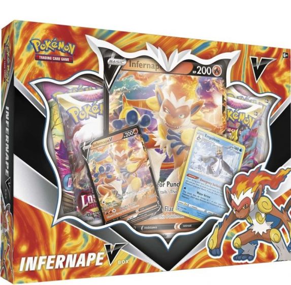 Pokemon TCG: Infernape V Box - eske med byttekort