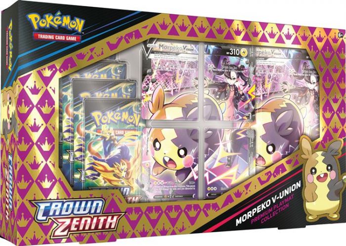 Pokemon TCG: Sword and Shield 12.5 Crown Zenith Morpeko V Box - låda med samlarkort