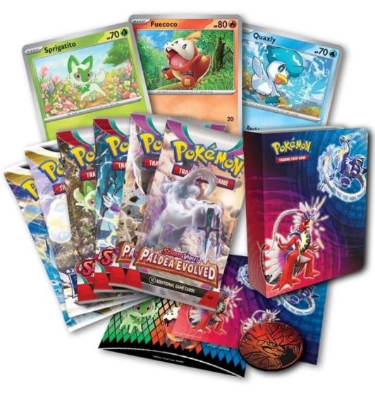 Pokemon TCG: Collector's Chest 2023 - 60 kort, 1 mynt och färgglada klistermärken