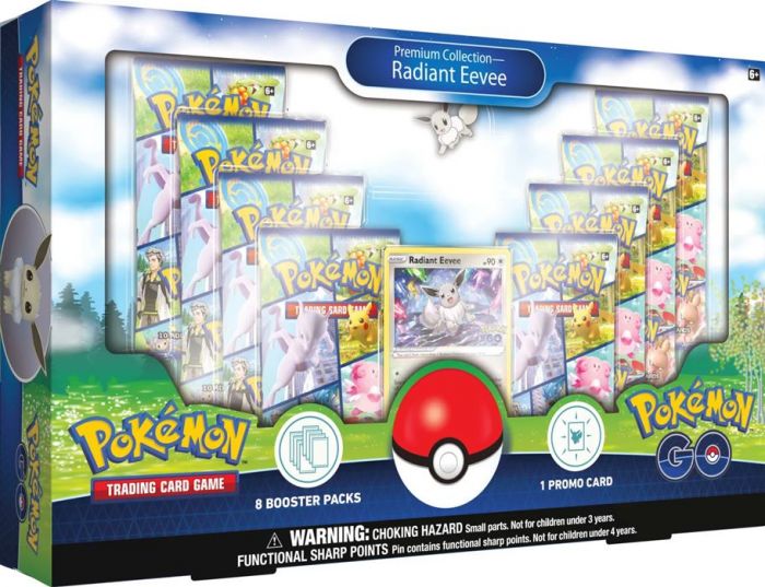 Pokemon TCG: GO Premium Collection Radiant Eevee - æske med samlekort