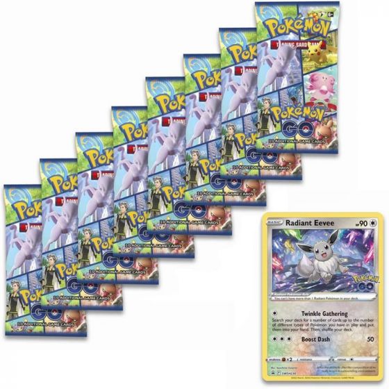 Pokemon TCG: GO Premium Collection Radiant Eevee - låda med samlarkort