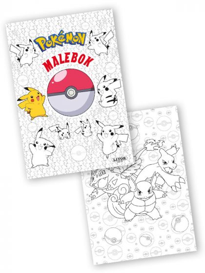 Pokémon målarbok - 24 sidor