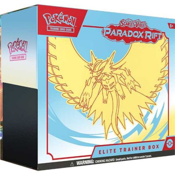 Pokemon TCG: Scarlet and Violet Paradox Rift Scream Tail - Elite Trainer Box med samlarkort och tillbehör