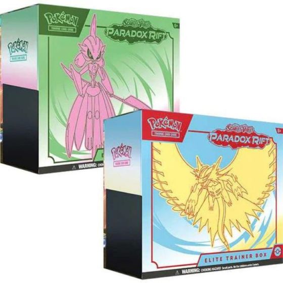 Pokemon TCG: Scarlet and Violet Paradox Rift Scream Tail - Elite Trainer Box med samlekort og tilbehør