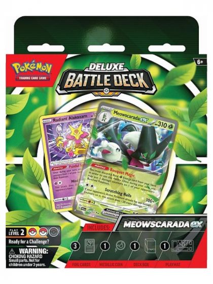 Pokemon TCG: Meowscarada vs. Quaquaval ex Deluxe Battle Deck 23 - samlarkort