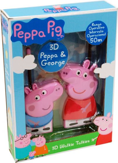 Peppa Gris 3D Walkie Talkie - Peppa og Georg