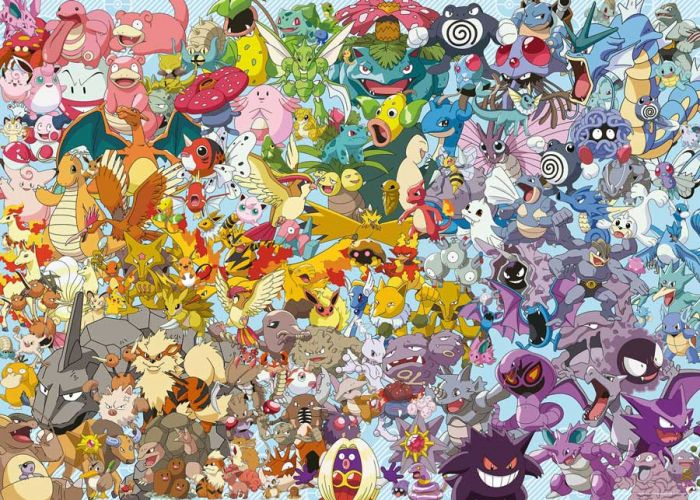 Ravensburger Pokemon puslespill 1000 brikker - Pokémon utfordring