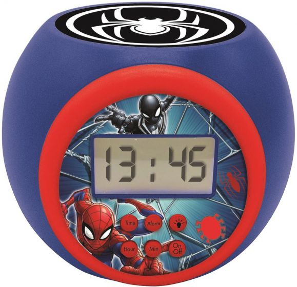 SpiderMan väckarklocka med projektor - digital