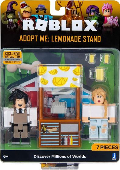Roblox Adopt Me: Lemonade Stand Game Pack - 2 figurer och tillbehör