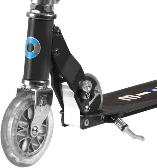Micro Sprite Black sparkesykkel med 2 hjul - lett og kompakt - 5-12 år