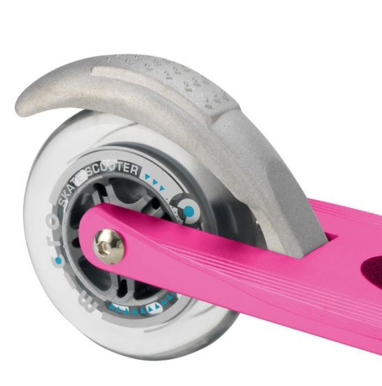 Micro Sprite Pink sparkcykel med två hjul och justerbart styre - rosa