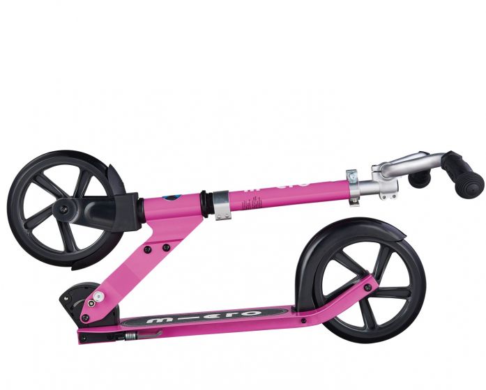 Micro Cruiser Pink løbehjul med store hjul og ekstra bredt styr