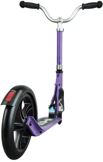 Micro Cruiser Purple - sparkcykel med stora hjul och extra brett styre
