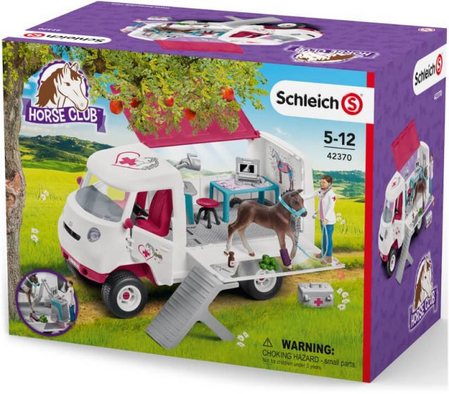 Schleich Horse Club Mobil dyrlæge med hannoveranerføl