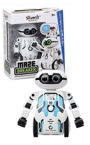 Silverlit Maze Breaker blå robot - kan styres fra din smarttelefon - med flere funksjoner