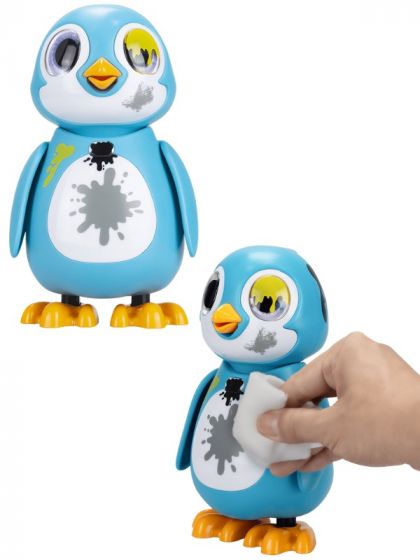 Silverlit Rescue Penguin - interaktiv figur med fler än 20 ljud och känslor - blå