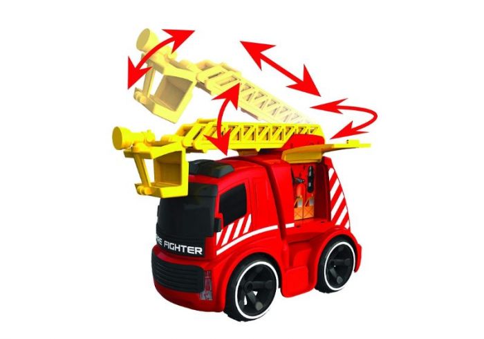 Silverlit Fire Truck - radiostyrt brannbil med lydeffekter - 21 cm