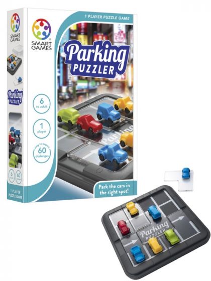 SmartGames Parking Puzzler logikkspill med biler å parkere - fra 6 år