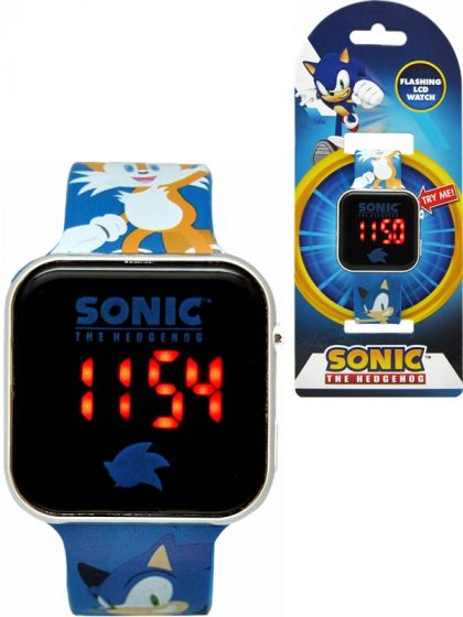 Sonic the Hedgehog digital LED klocka