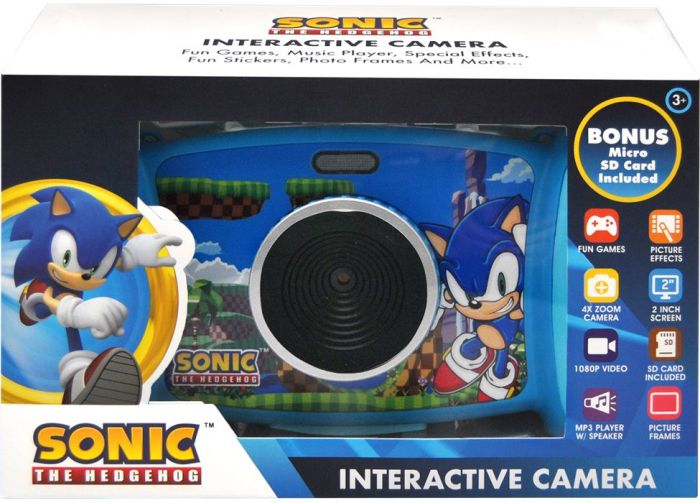 Sonic interaktivt kamera med x4 zoom og 5 Megapixel - Micro SD kort inkludert