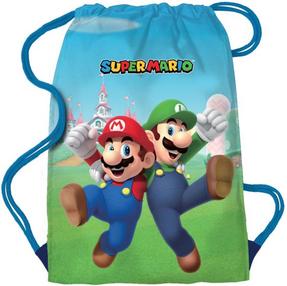 Super Mario gympose med blå snor - Mario og Luigi